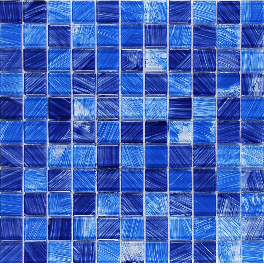 Tesoro Watercolors 11.5" x 11.5" Glass 1" Mosaic