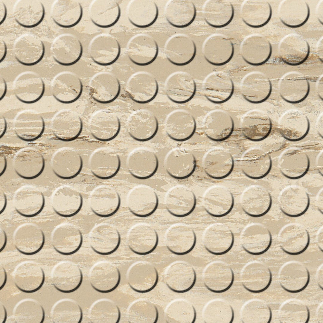 Flexco Evolving Styles Radial High Profile 18" x 18" Creative Elements Rubber Tile