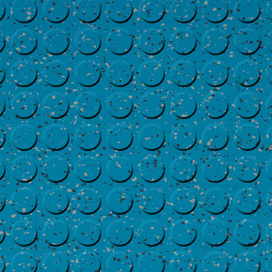 Flexco SpexTones Radial High Profile 18" x 18" Rubber Tile