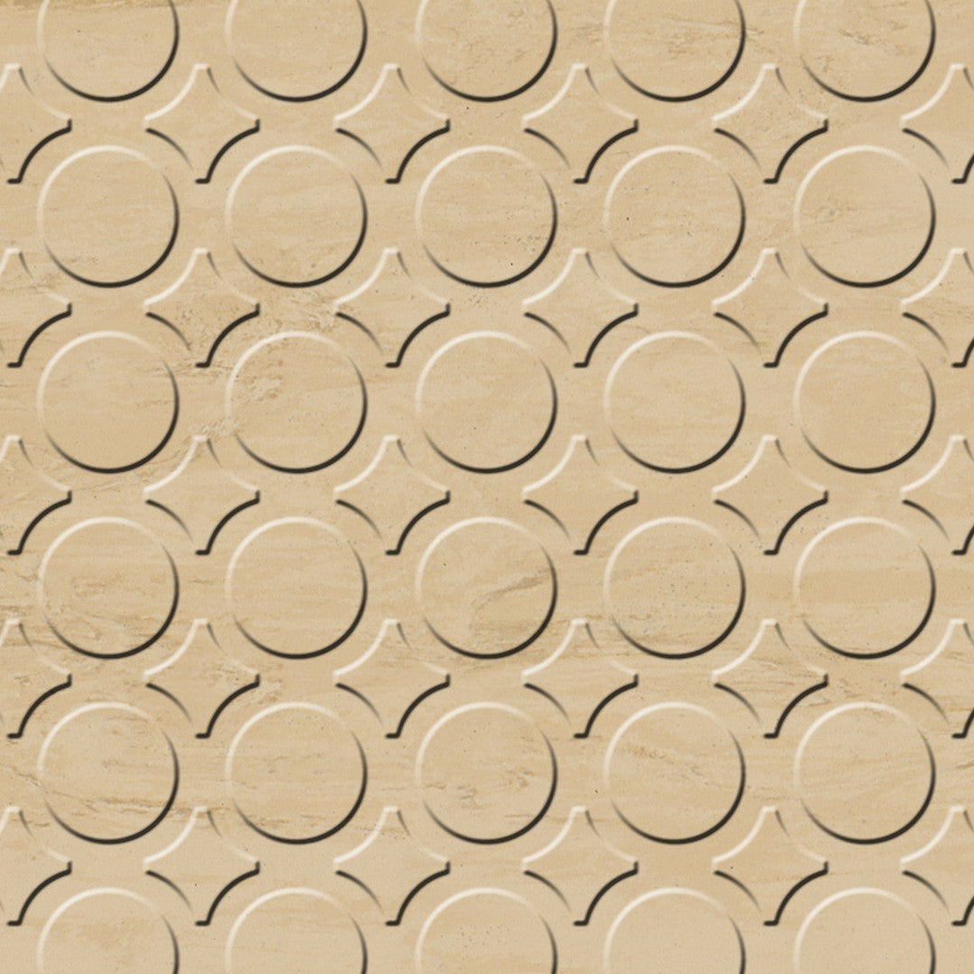 Flexco Evolving Styles Radial III 18" x 18" Wood Elements Rubber Tile