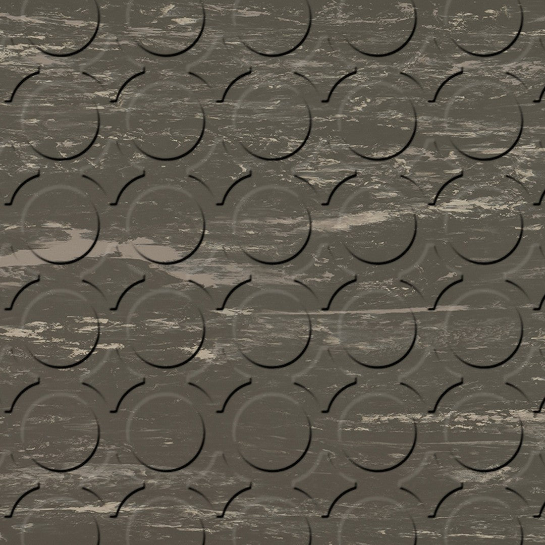 Flexco Evolving Styles Radial III 18" x 18" Wood Elements Rubber Tile