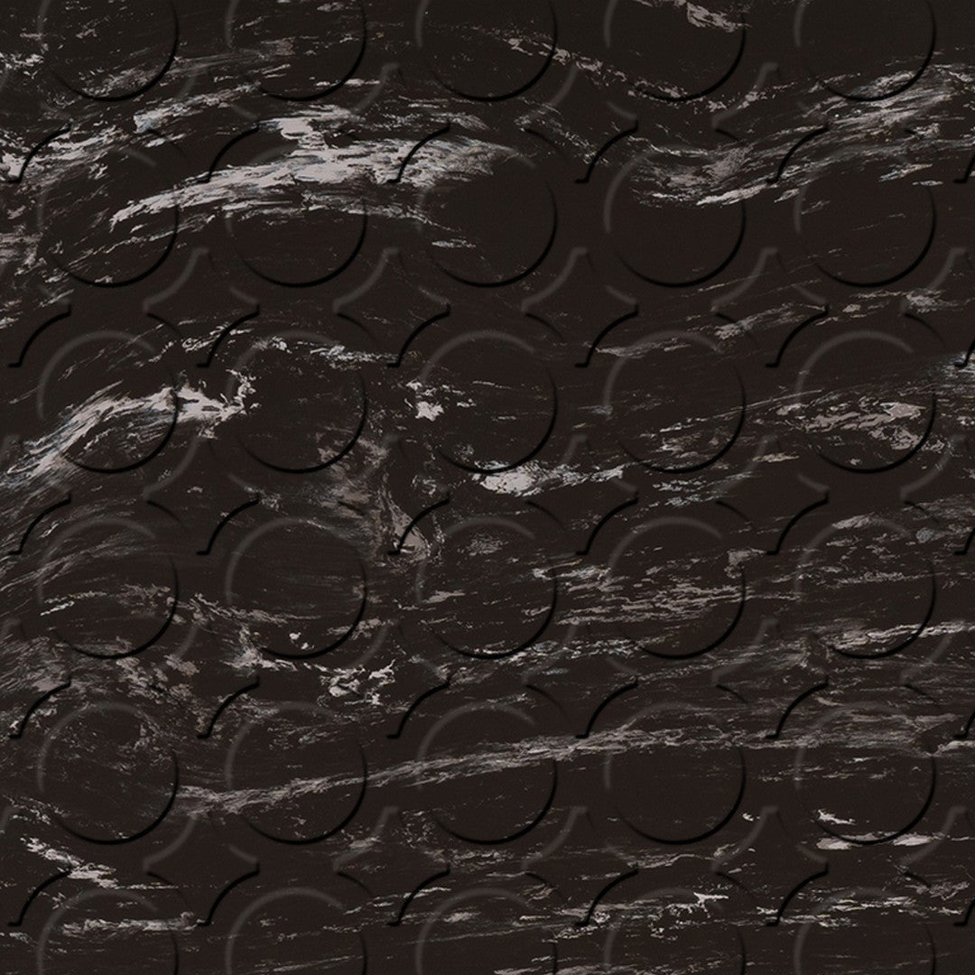 Flexco Evolving Styles Radial III 18" x 18" Wood Elements Rubber Tile