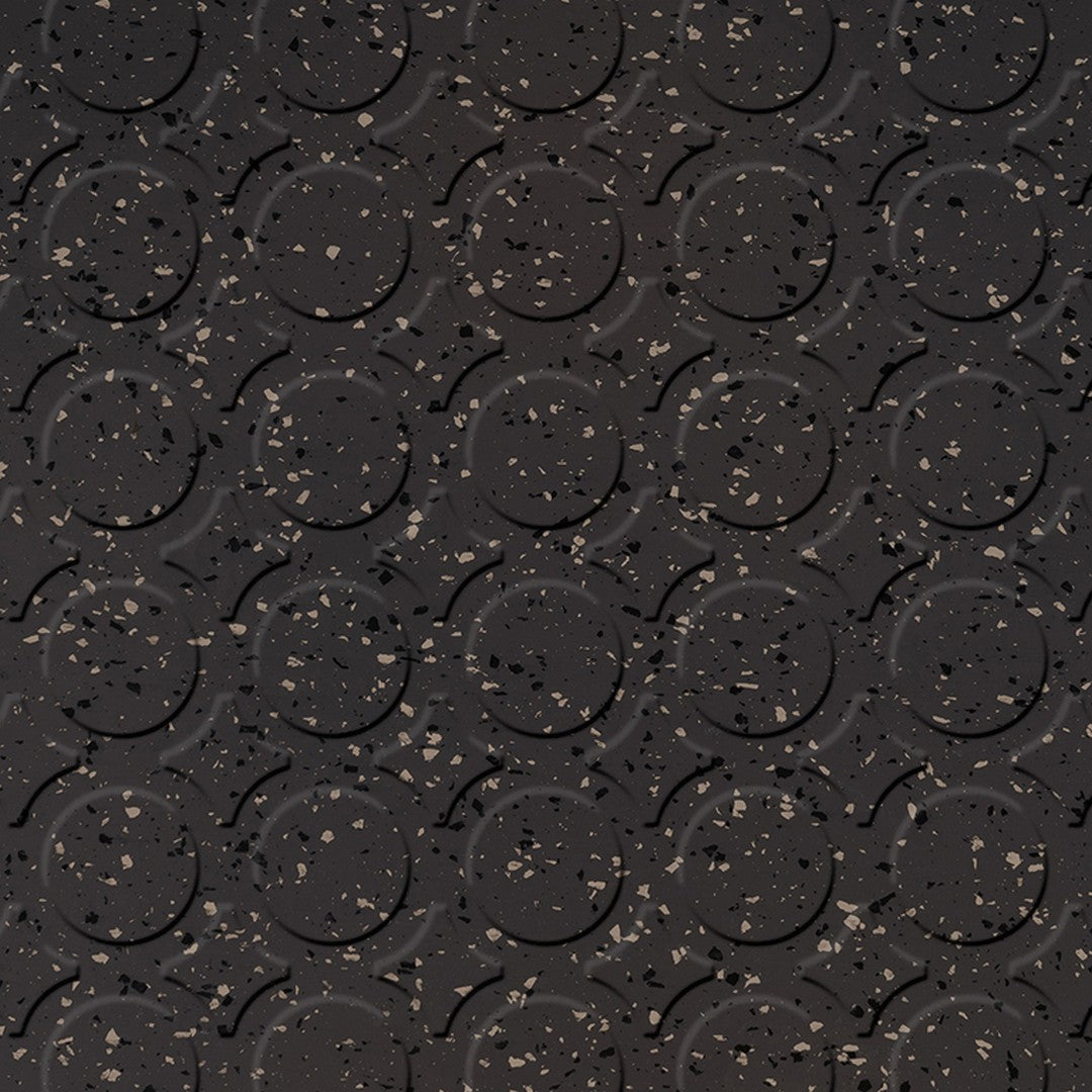 Flexco SpexTones Radial III 18" x 18" Rubber Tile