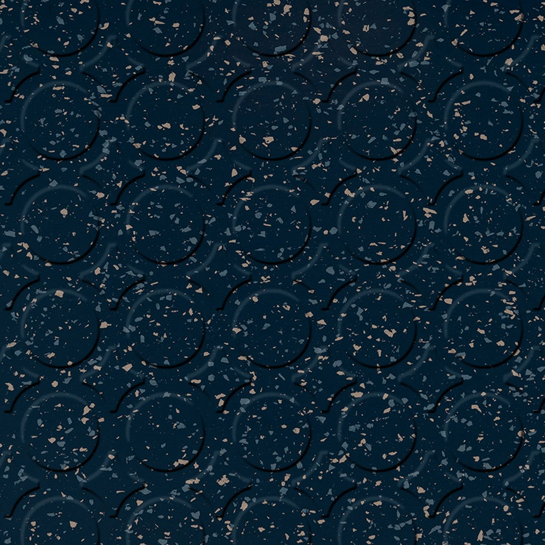 Flexco SpexTones Radial III 18" x 18" Rubber Tile