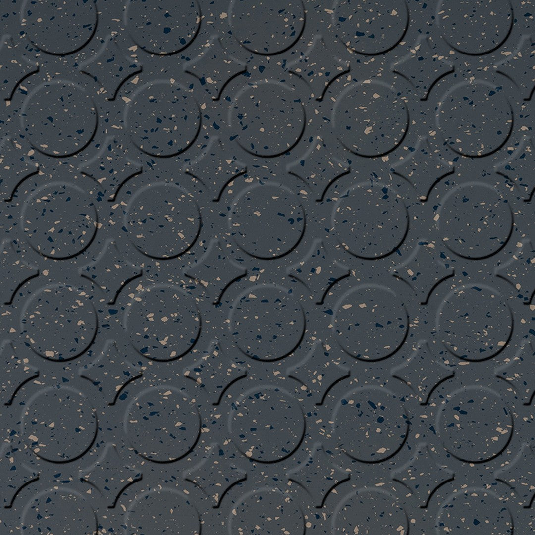 Flexco SpexTones Radial III 18" x 18" Rubber Tile