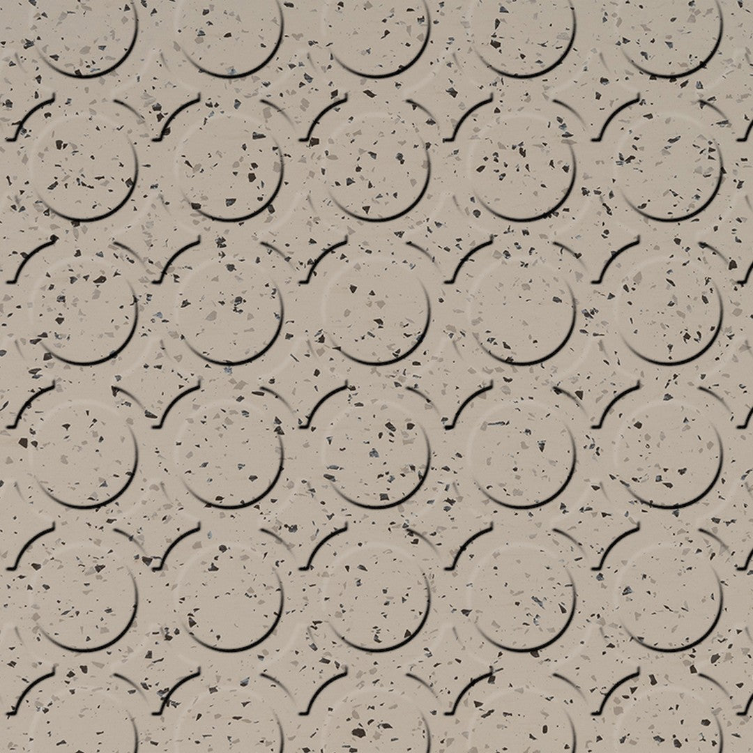 Flexco SpexTones Radial III 18" x 18" Rubber Tile