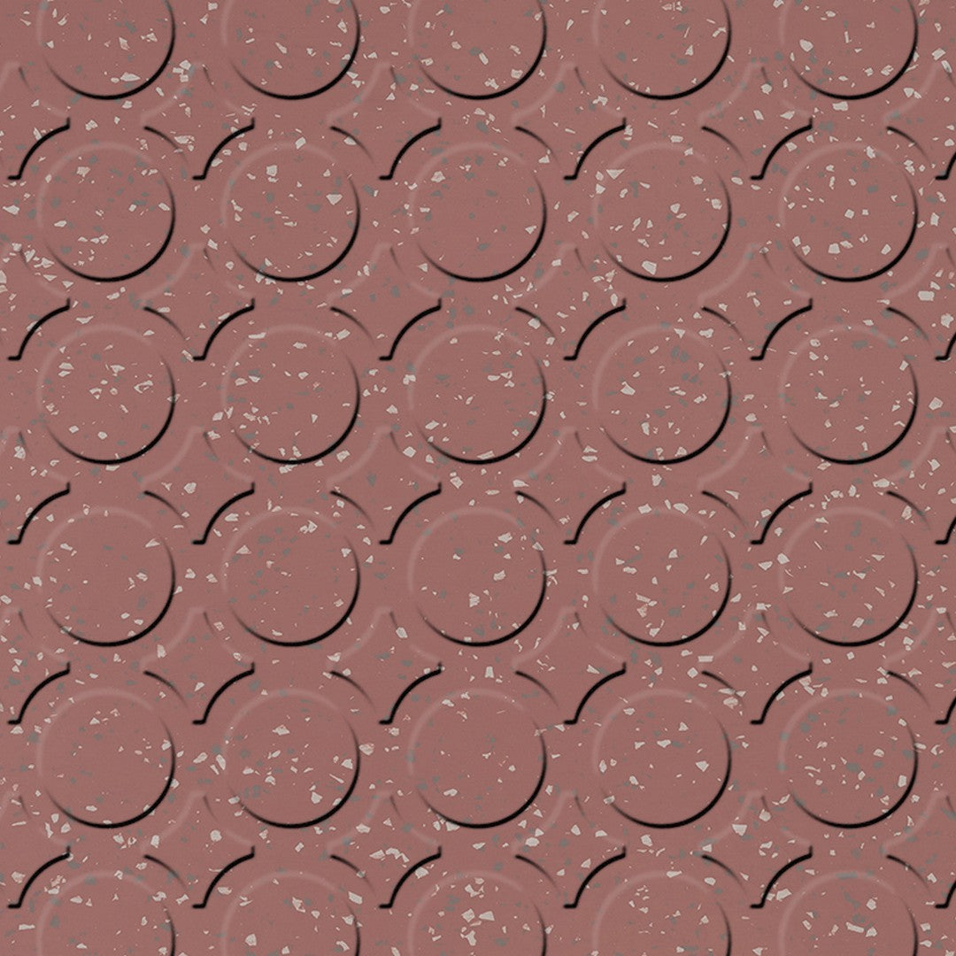 Flexco SpexTones Radial III 18" x 18" Rubber Tile