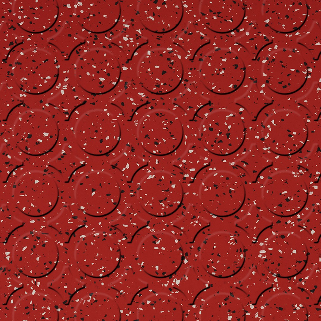 Flexco SpexTones Radial III 18" x 18" Rubber Tile