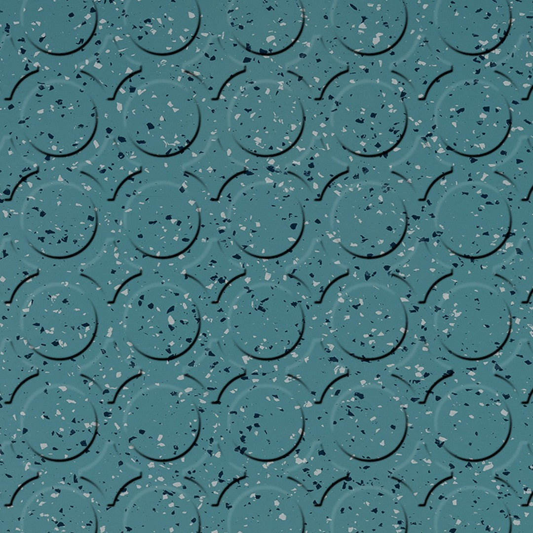 Flexco SpexTones Radial III 18" x 18" Rubber Tile