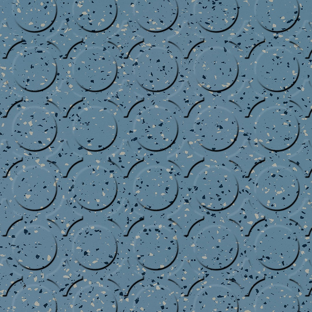 Flexco SpexTones Radial III 18" x 18" Rubber Tile