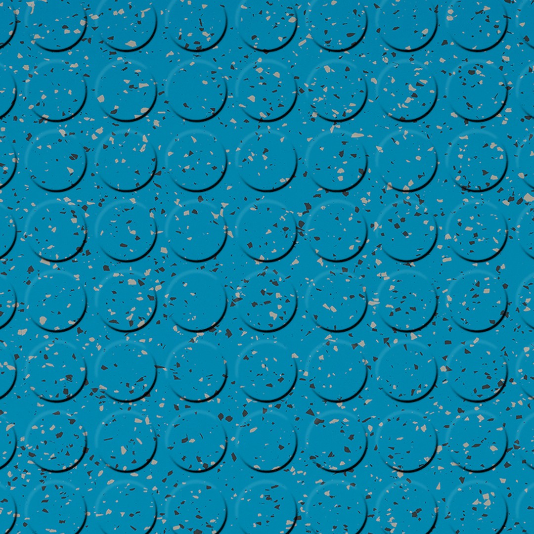 Flexco SpexTones Radial II 18" x 18" Rubber Tile