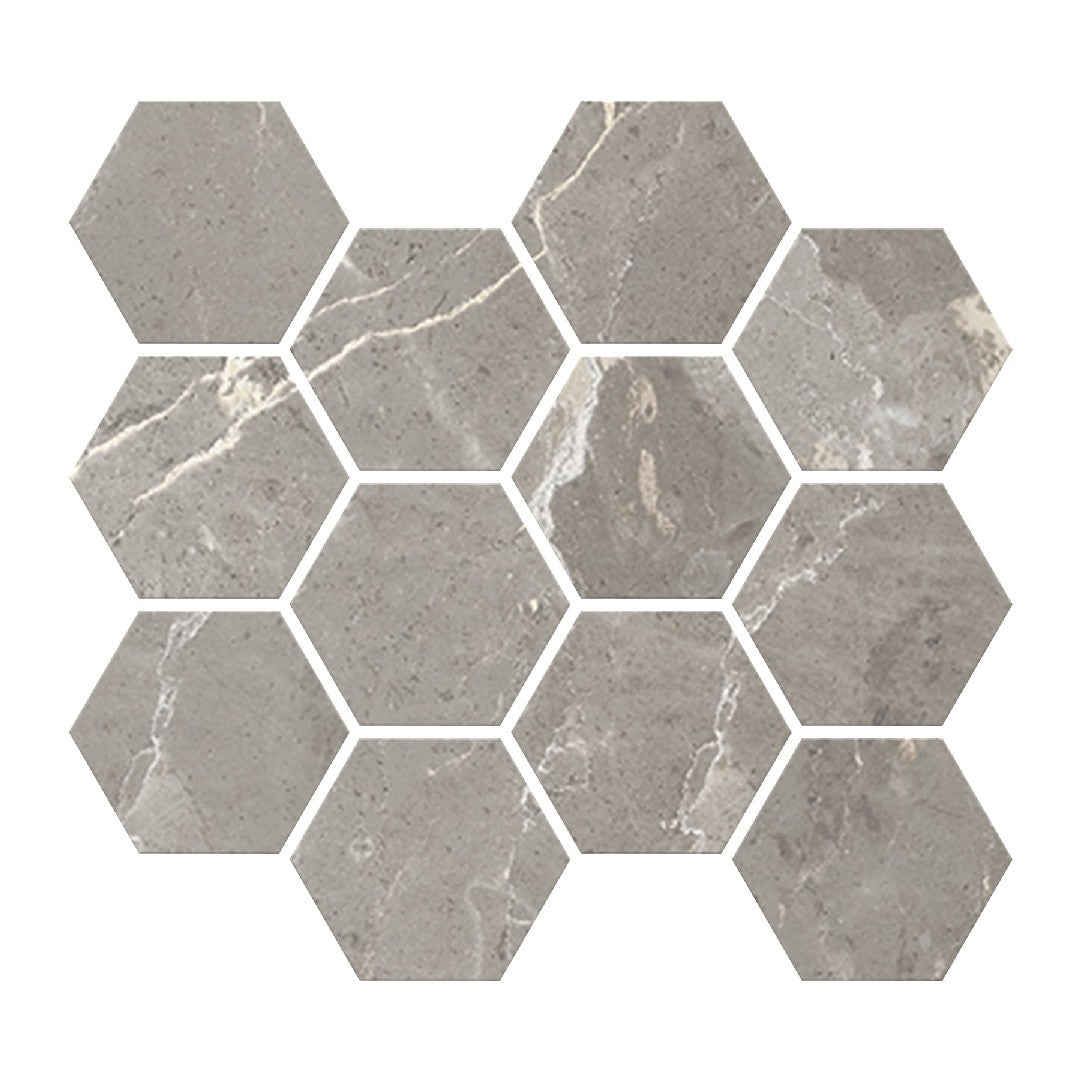 Crossville Absolute 9" x 11" Matte Porcelain 3" Hexagon Mosaic