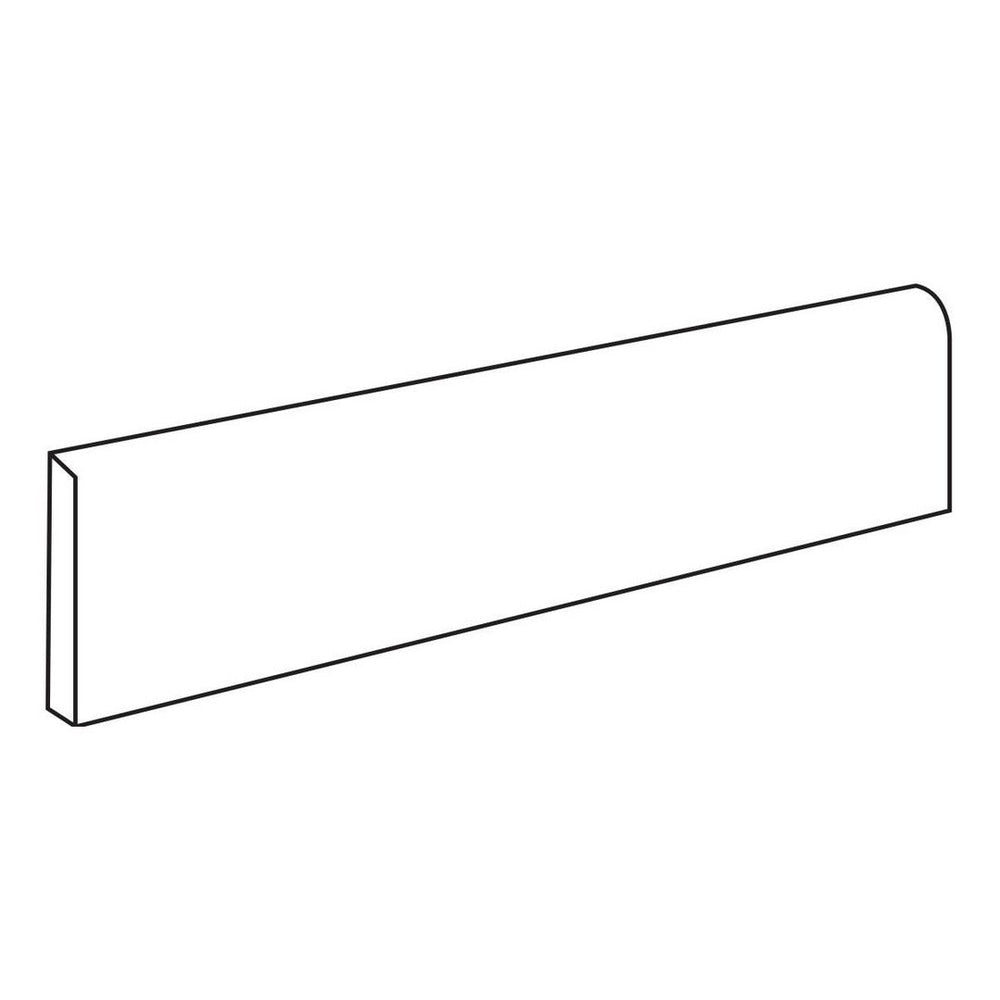 Bedrosians Lunaris 3" x 12" Matte Porcelain Bullnose