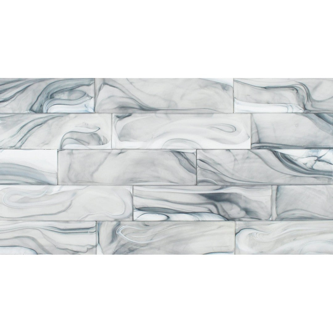 Tesoro Clouds 2.0 - 3" x 12" Glass Wall Tile
