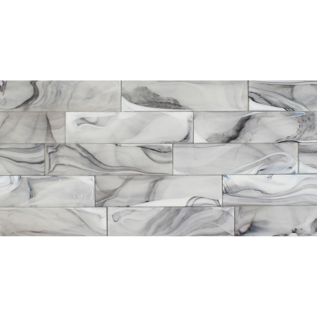 Tesoro Clouds 2.0 - 3" x 12" Glass Wall Tile