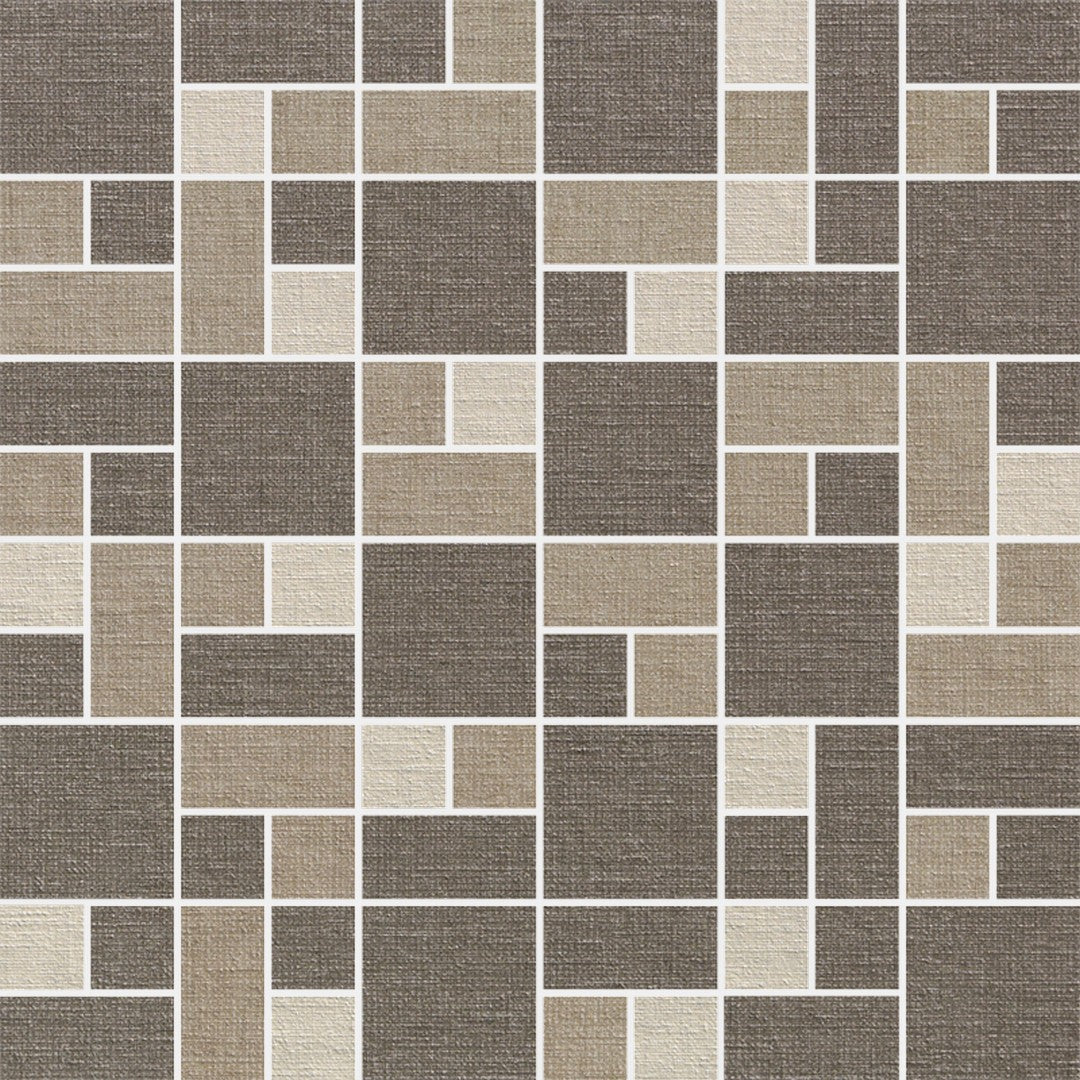 Florida Tile Rhyme 12" x 12" Matte Roman Porcelain Mosaic