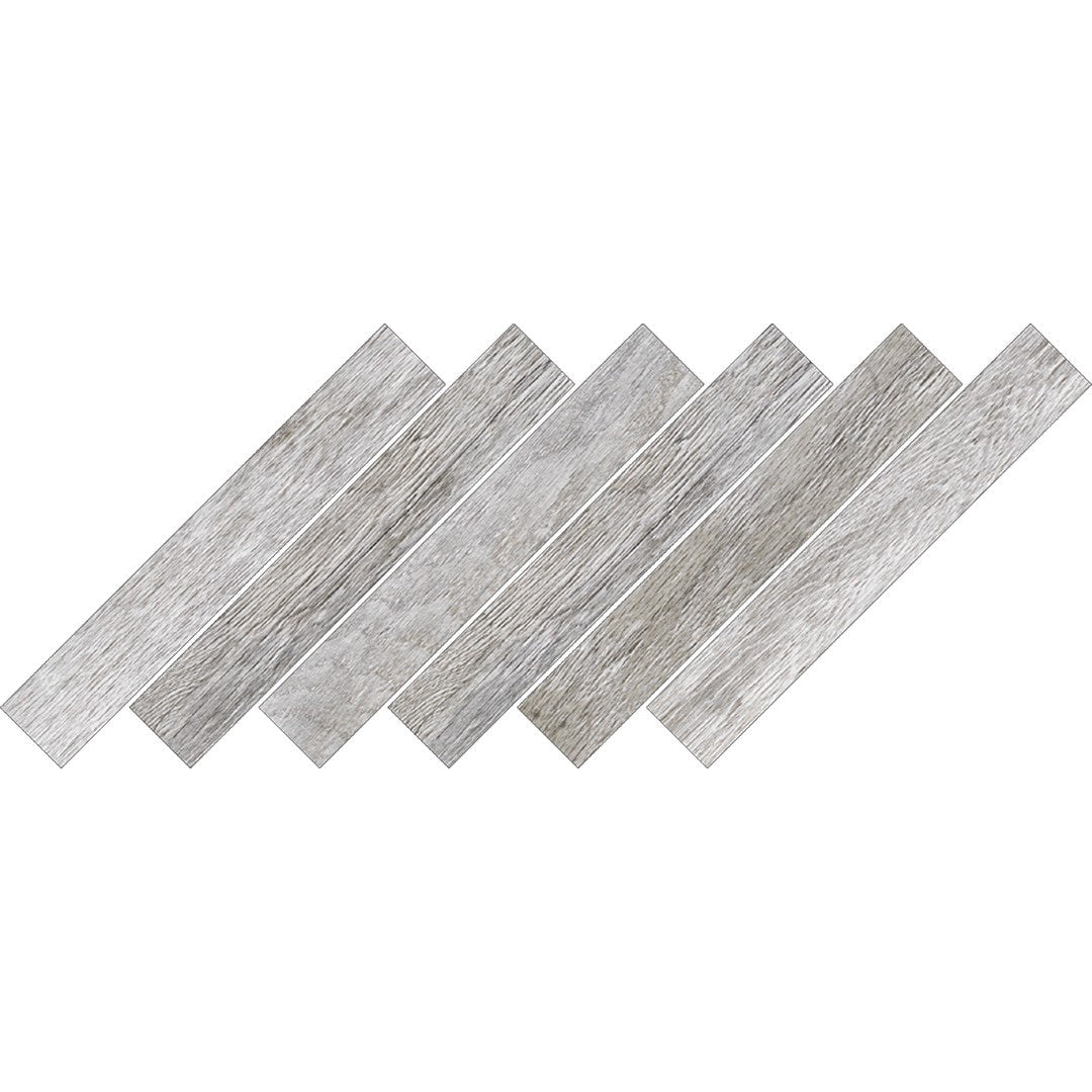 Florida Tile Cellar 12" x 12" Matte Herringbone Porcelain Mosaic B