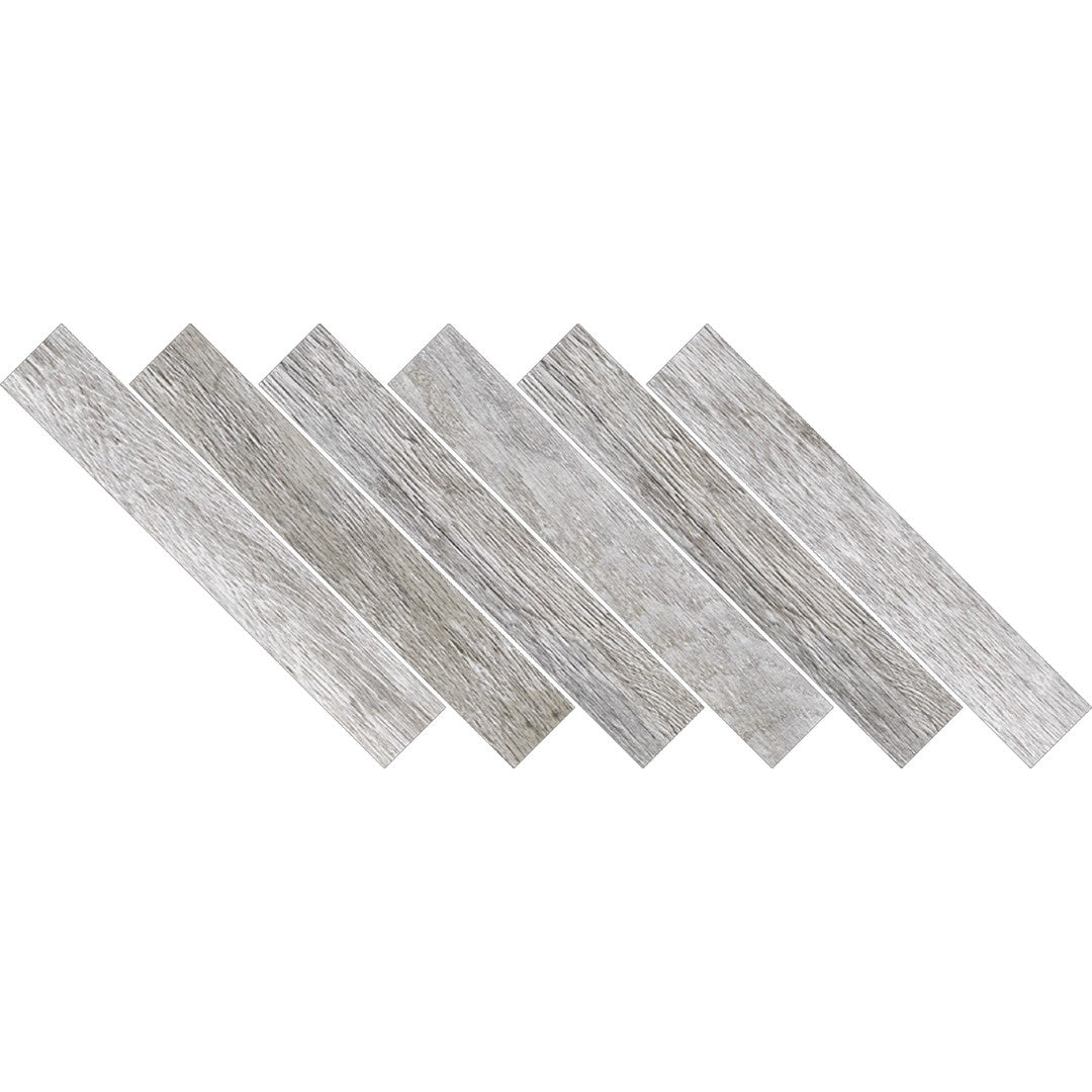 Florida Tile Cellar 12" x 12" Matte Herringbone Porcelain Mosaic A