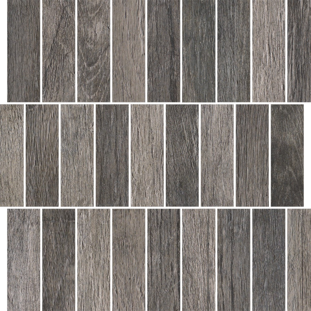 Florida Tile Cellar 12" x 12" Matte Stack Porcelain Mosaic