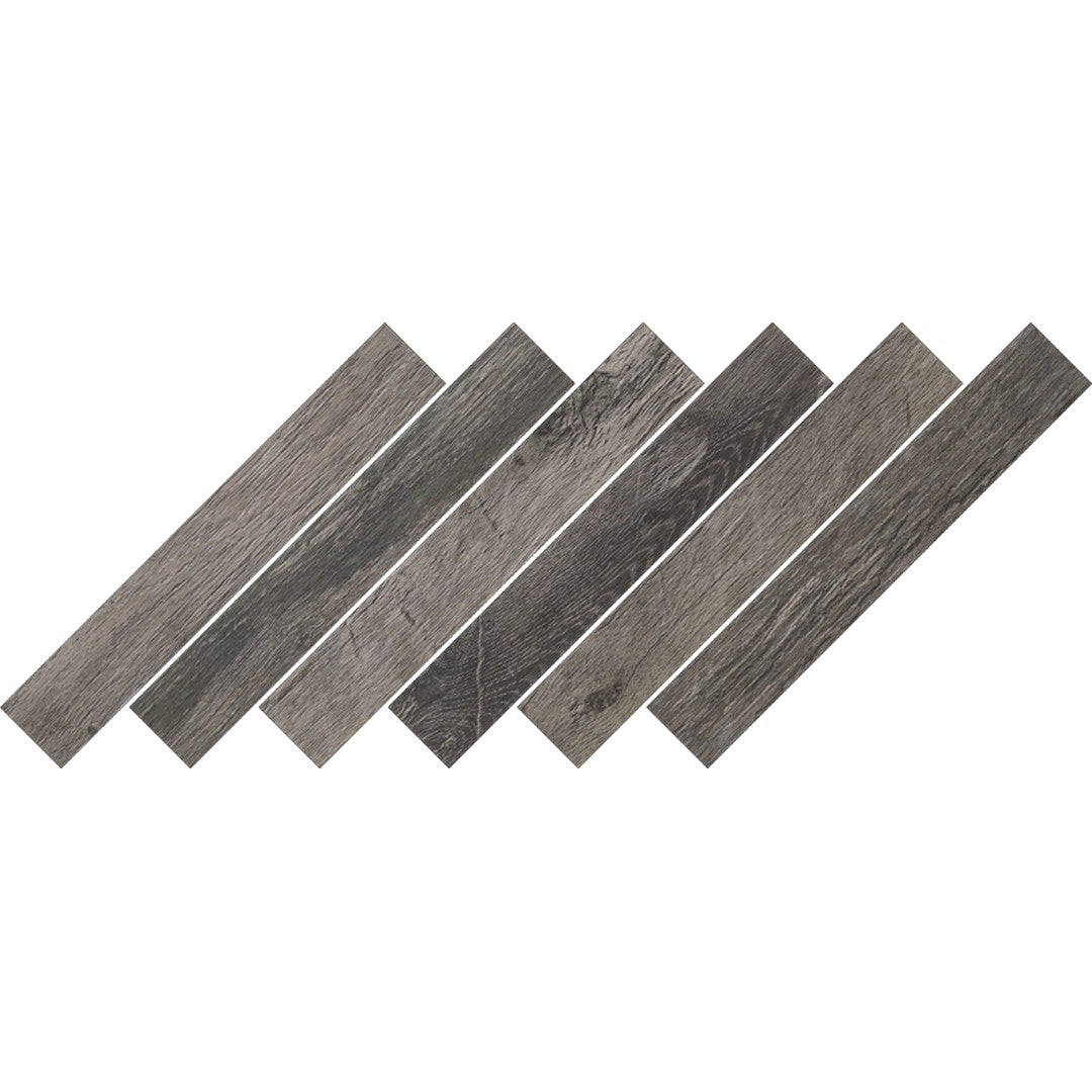 Florida Tile Cellar 12" x 12" Matte Herringbone Porcelain Mosaic B