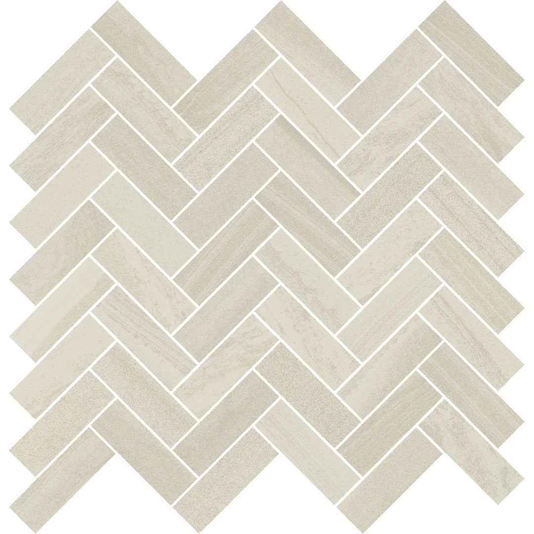 Florida Tile Sequence 12" x 12" Herringbone Matte Porcelain Mosaic