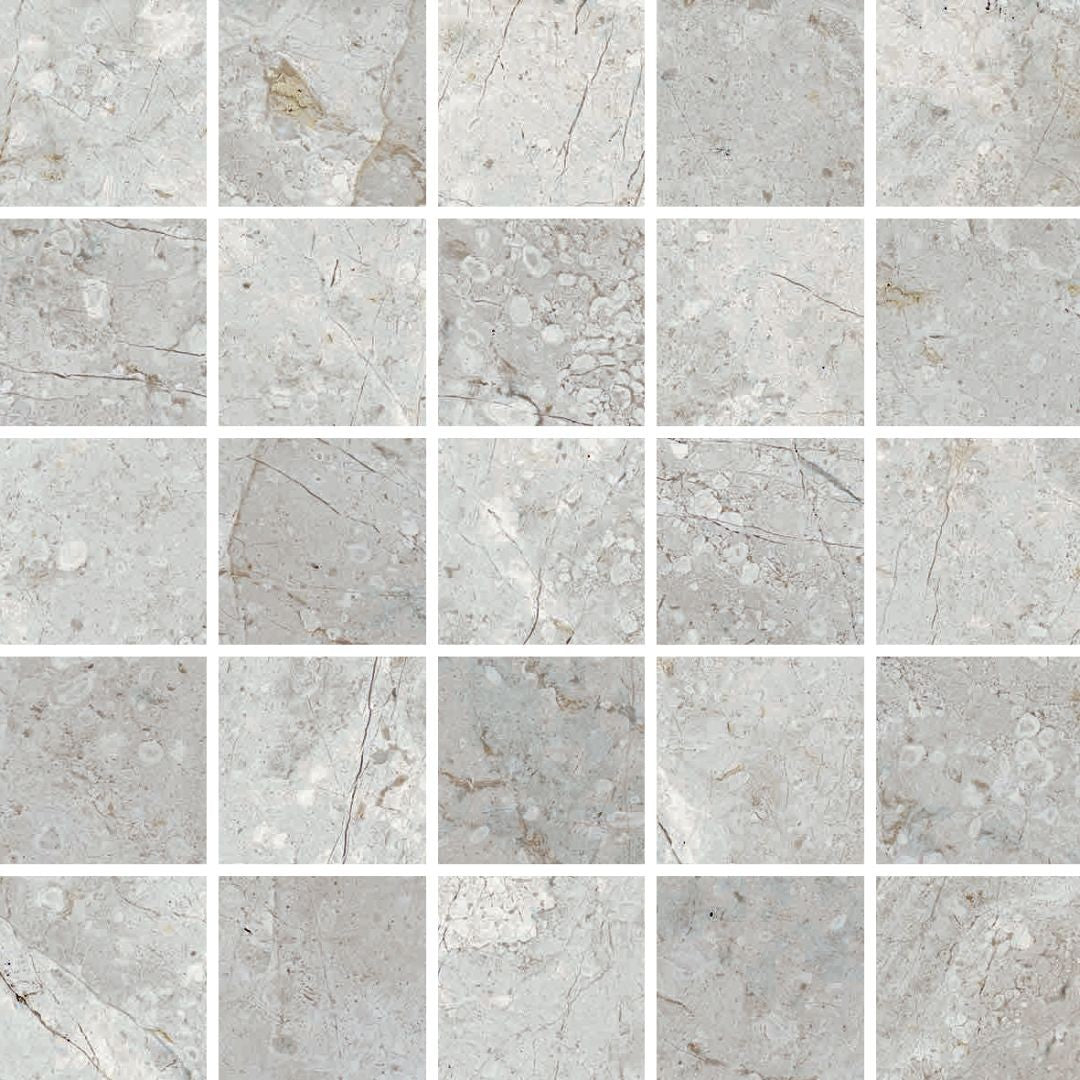 Florida Tile Bakersfield 12" x 12" Marble Matte Porcelain Mosaic
