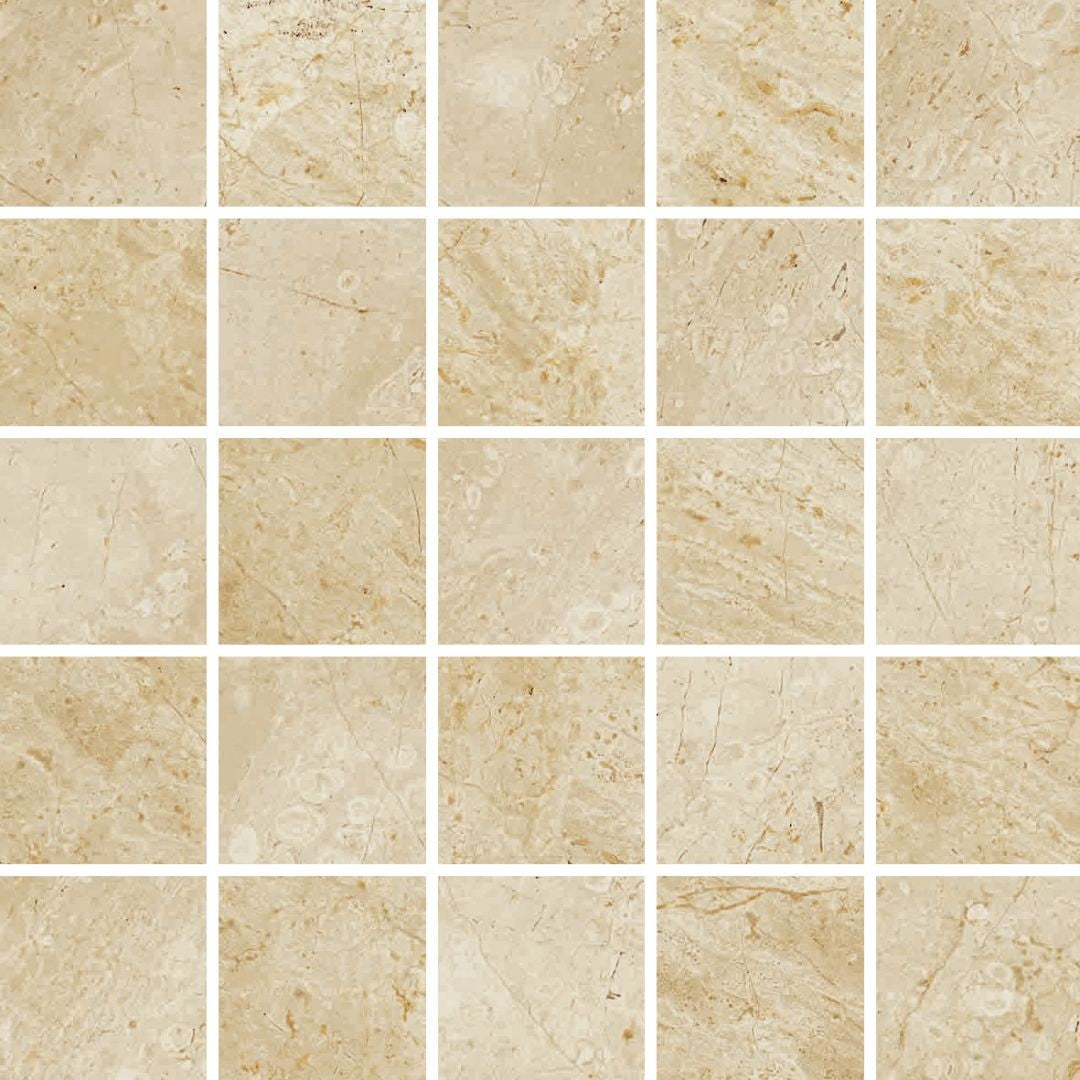 Florida Tile Bakersfield 12" x 12" Marble Matte Porcelain Mosaic