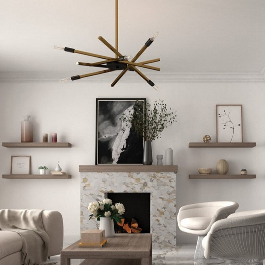 Florida Tile Alustra Porcelain Polished Mosaic 10.22" x 11.81" Imperial Gold Calacatta