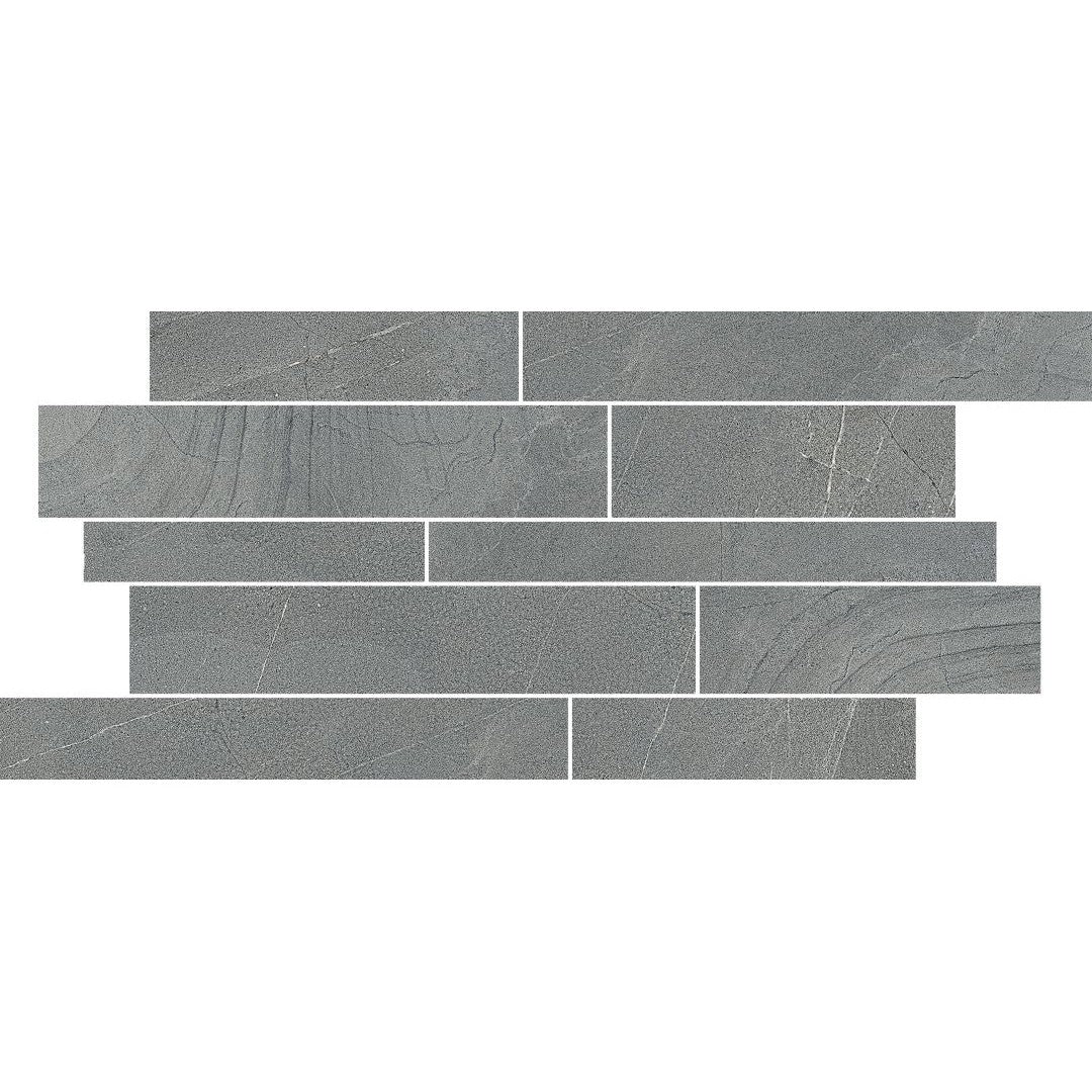 Florida Tile Divinity 12" x 24" Rectified Matte Random Stack Porcelain Mosaic