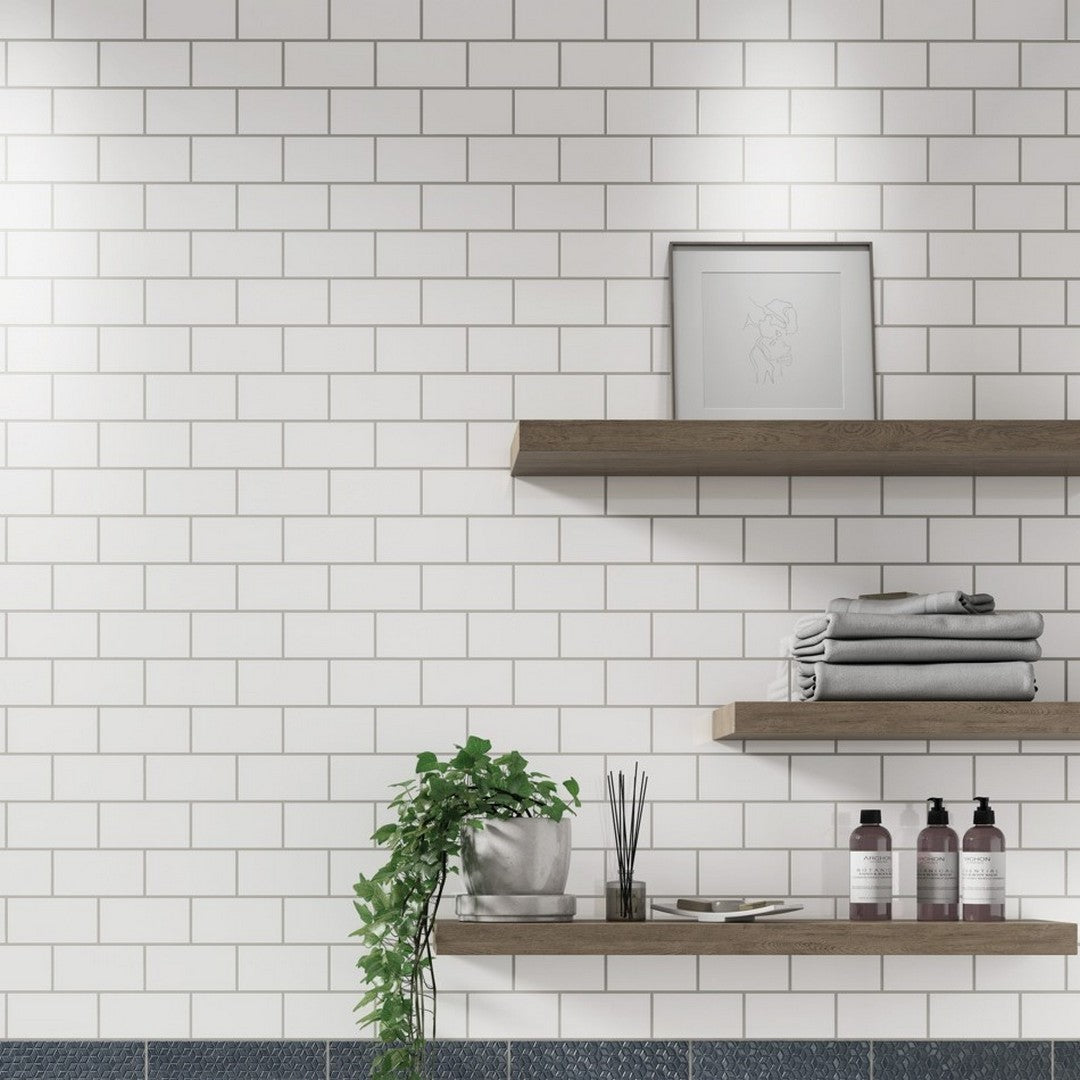 Florida-Tile-Emotive-3-x-6-Ceramic-Glossy-Tile-Astonished-White