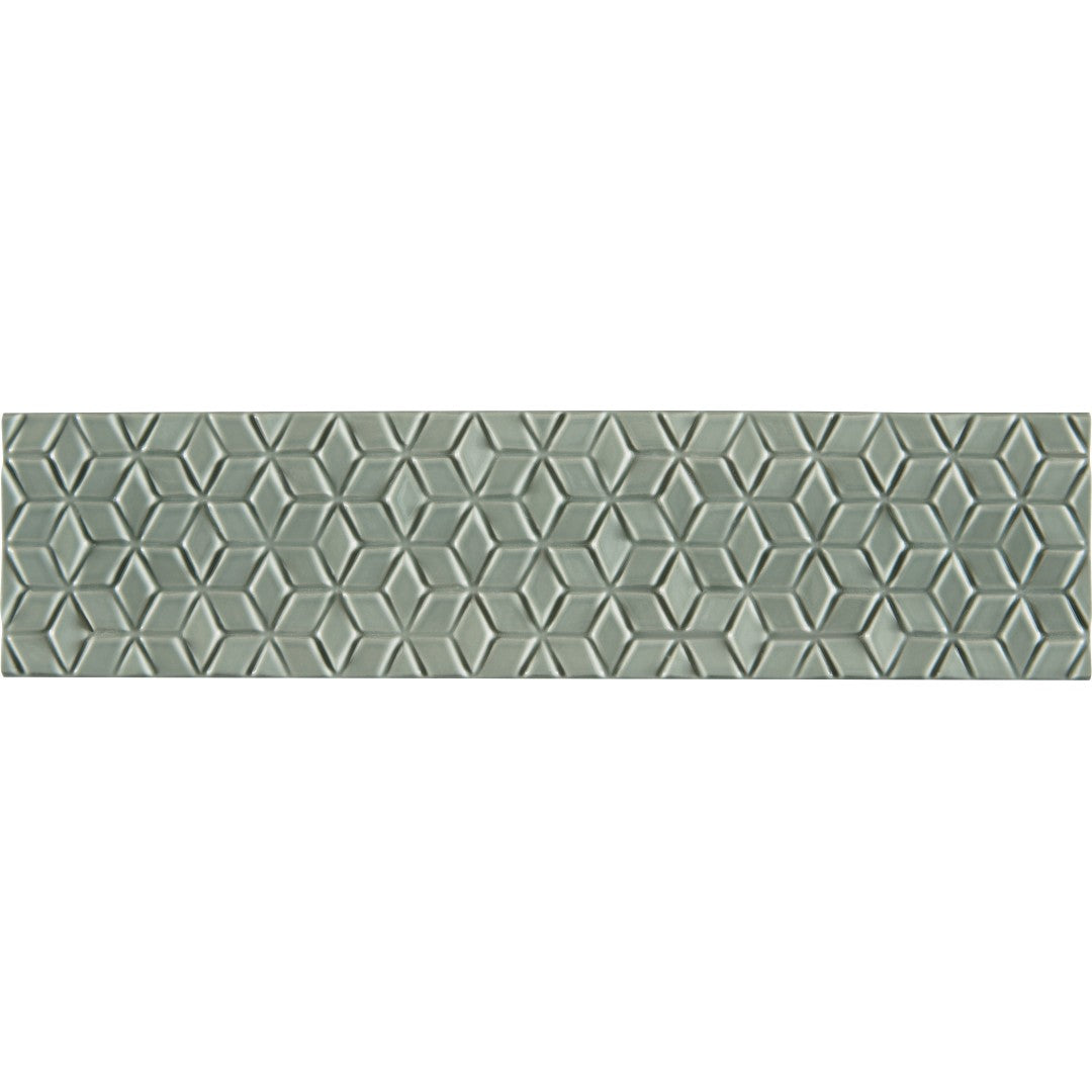 Florida Tile Emotive 3" x 12" Pressed Listellos Glossy Ceramic Tile