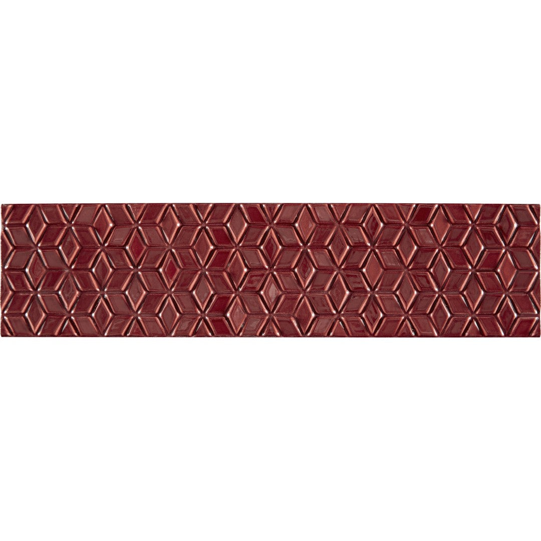 Florida Tile Emotive 3" x 12" Pressed Listellos Glossy Ceramic Tile