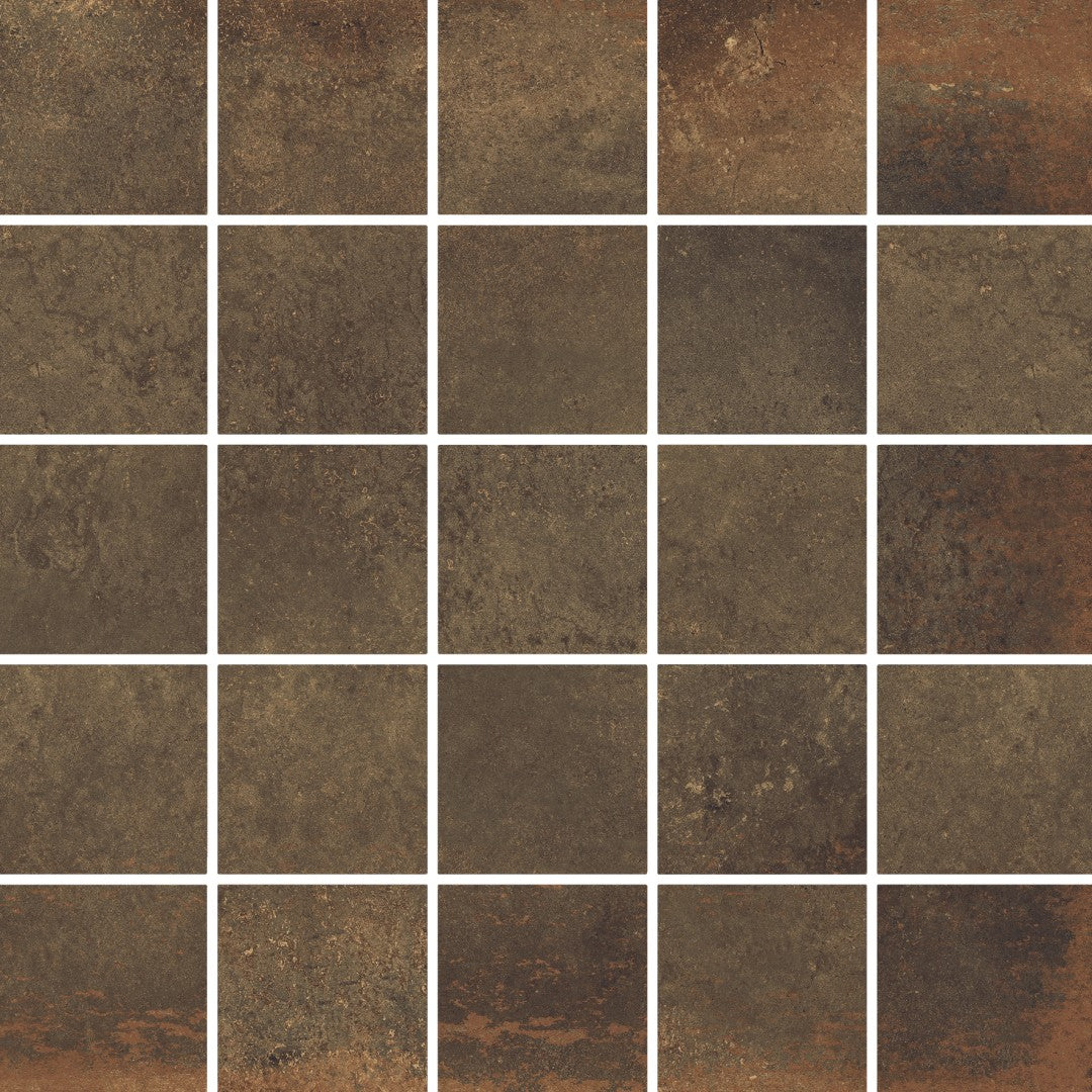 Florida Tile Urban Foundry 12" x 12" Pressed Matte Porcelain Mosaic