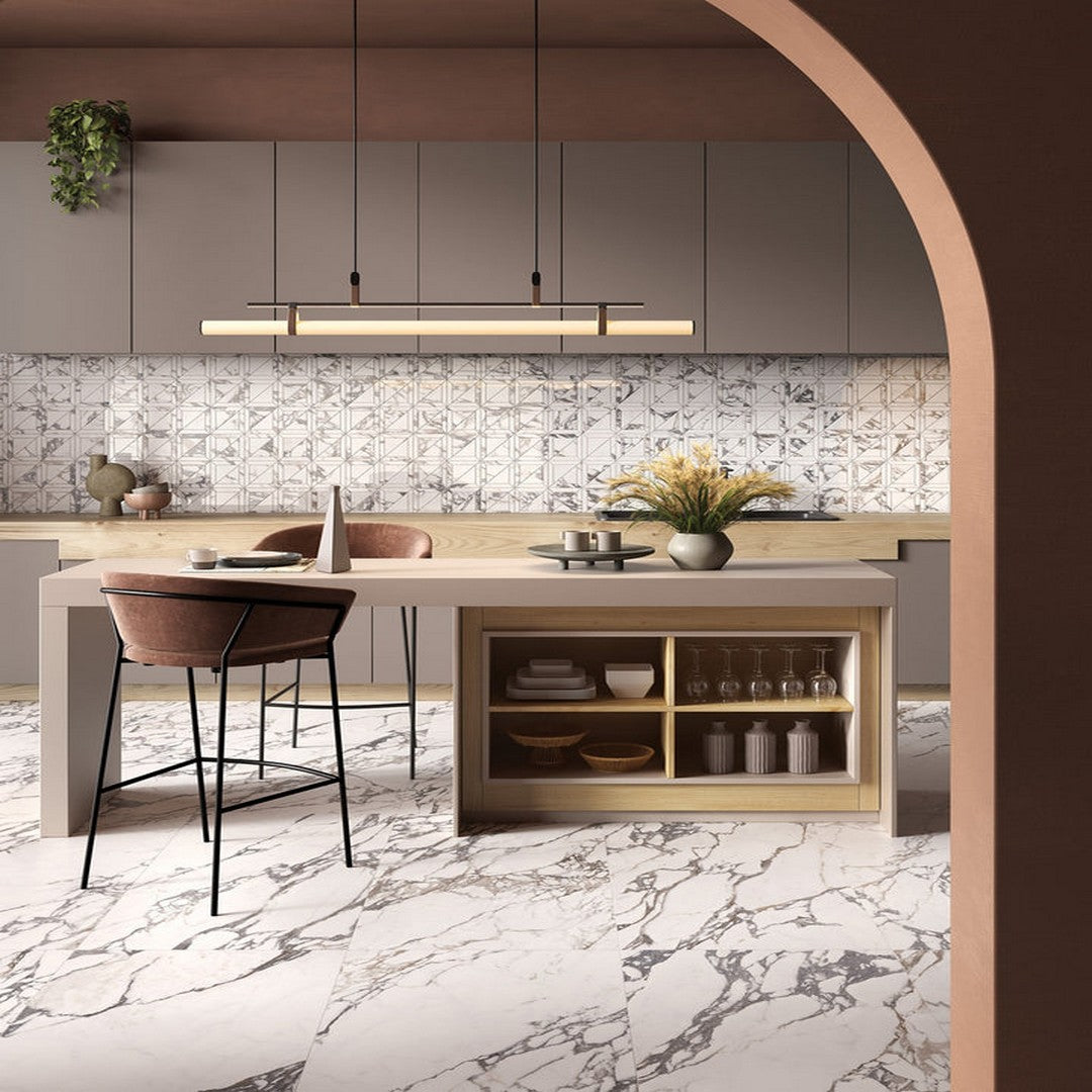 Florida-Tile-Indulge-24-x-48-Rectified-Matte-Porcelain-Tile-Arabescato