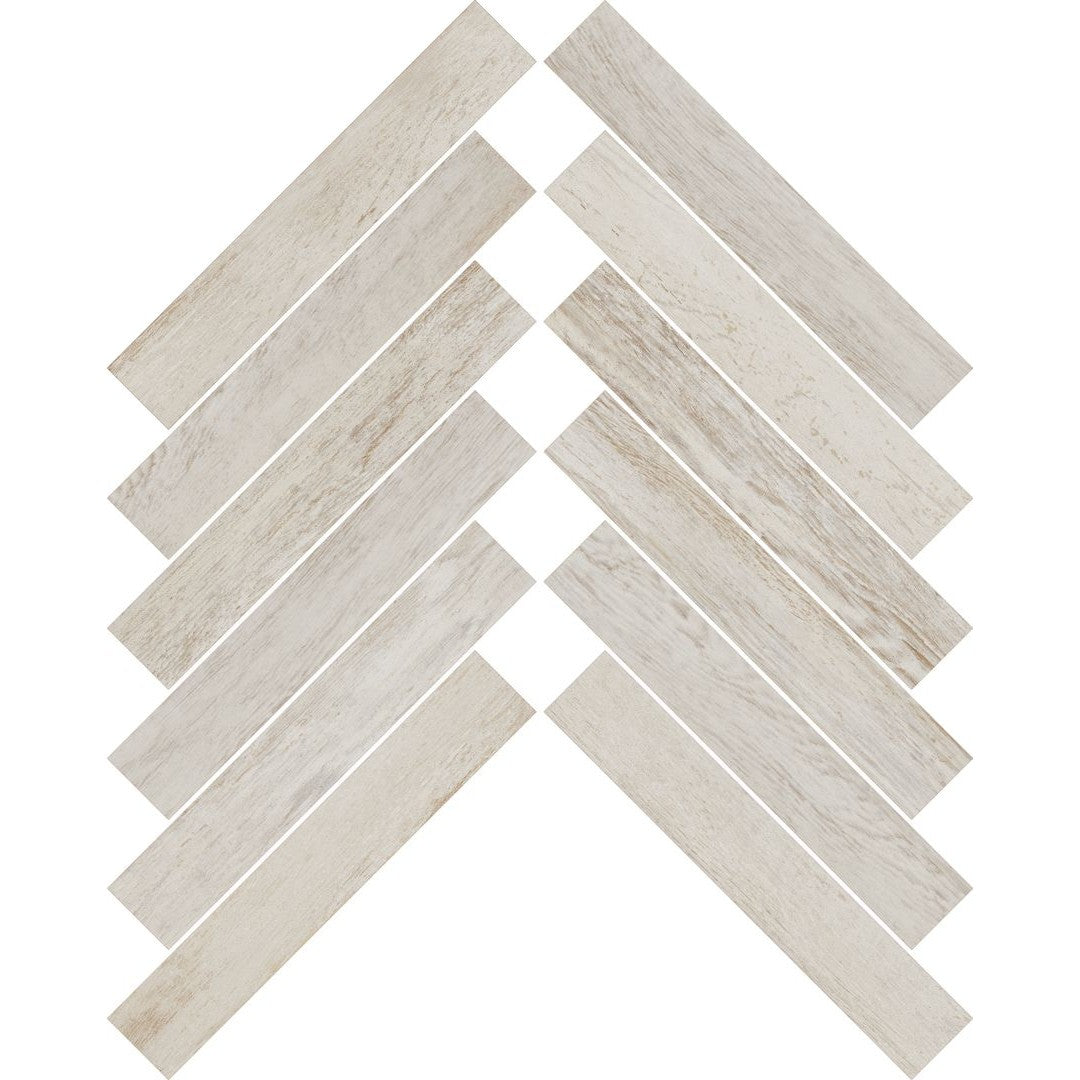 Florida Tile Local 12" x 12" Pressed Matte Herringbone Porcelain Mosaic