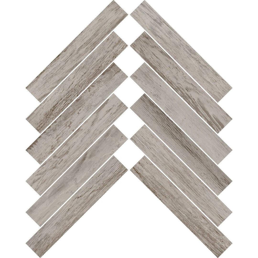Florida Tile Local 12" x 12" Pressed Matte Herringbone Porcelain Mosaic