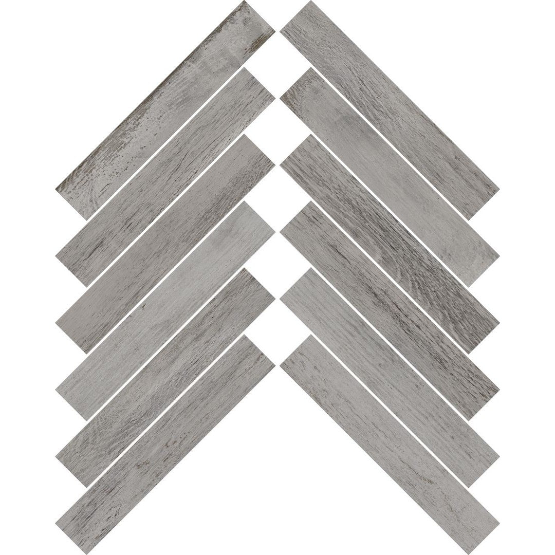 Florida Tile Local 12" x 12" Pressed Matte Herringbone Porcelain Mosaic