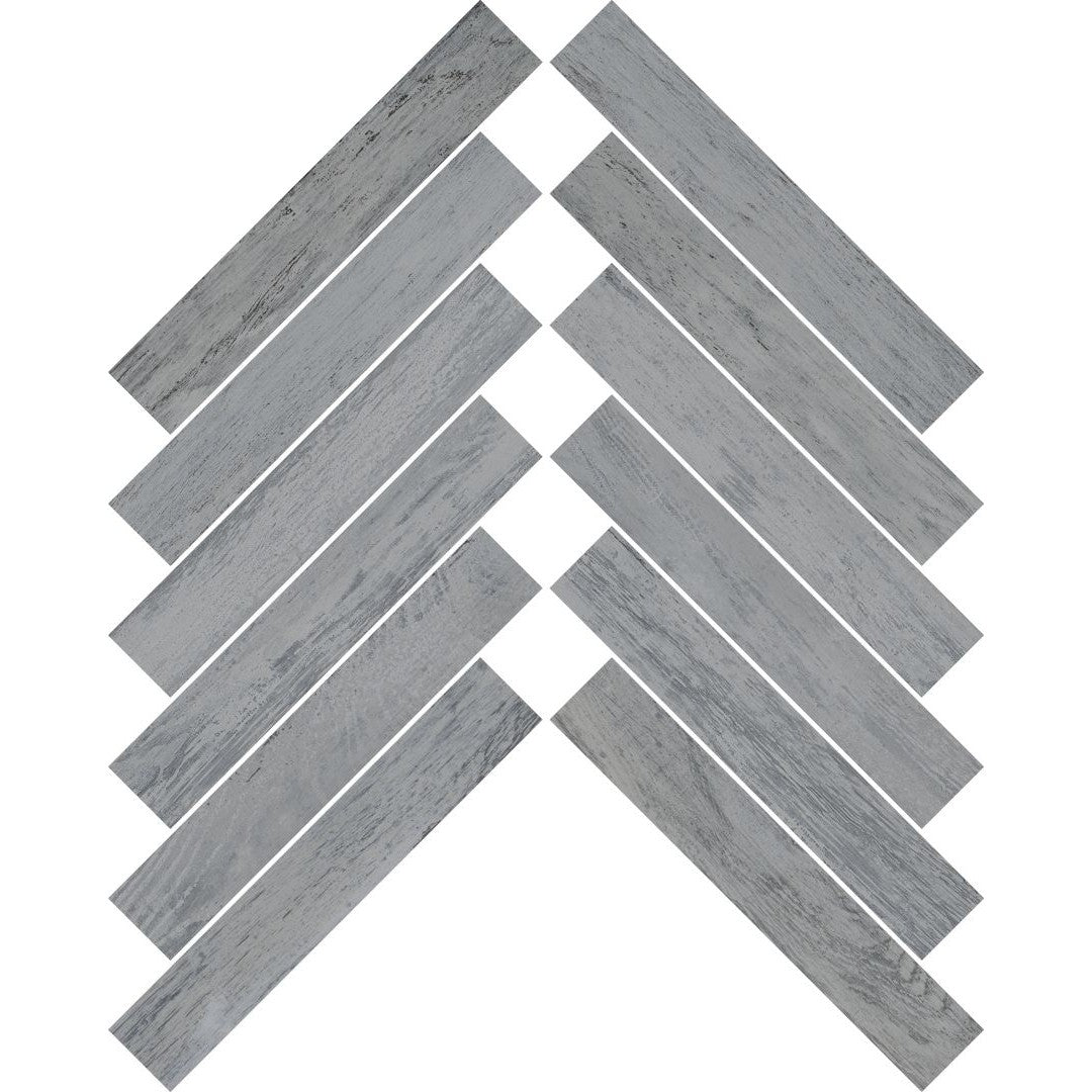 Florida Tile Local 12" x 12" Pressed Matte Herringbone Porcelain Mosaic