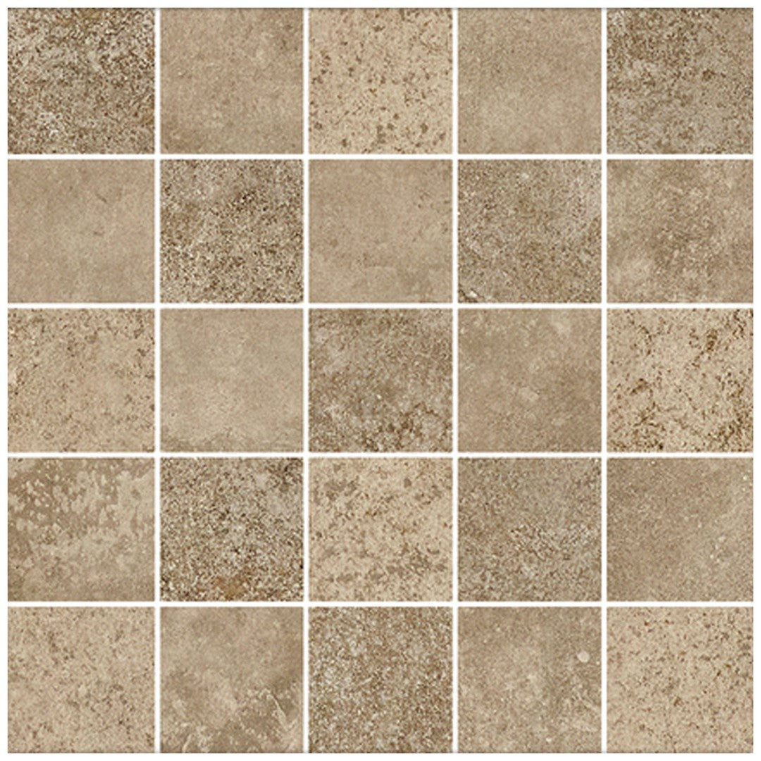 Florida Tile Memorable 12" x 12" Rectified Unglazed Porcelain Mosaic