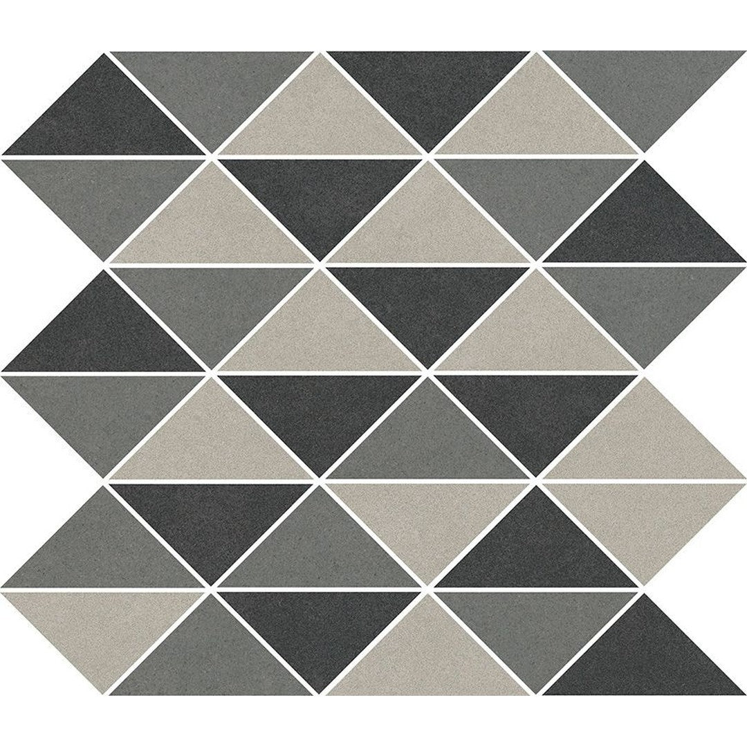 Florida Tile Serendipity 12" x 12" Triangle Mix Matte Porcelain Mosaic