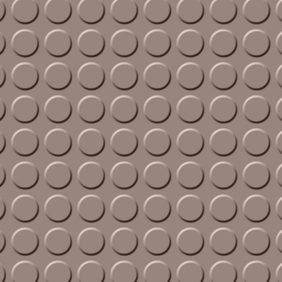 Flexco Flextones Radial High Profile 18" x 18" Rubber Tile