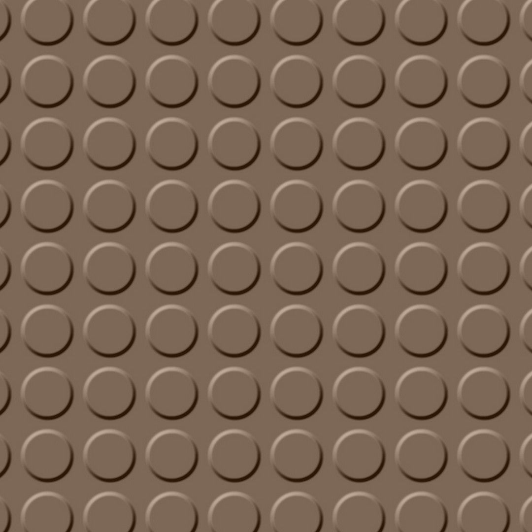 Flexco Flextones Radial High Profile 18" x 18" Rubber Tile