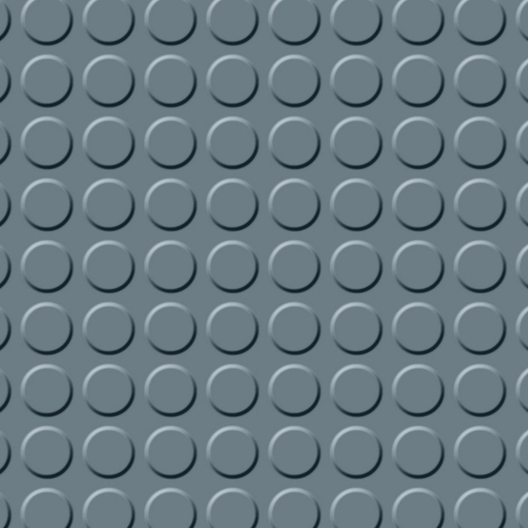 Flexco Flextones Radial High Profile 18" x 18" Rubber Tile