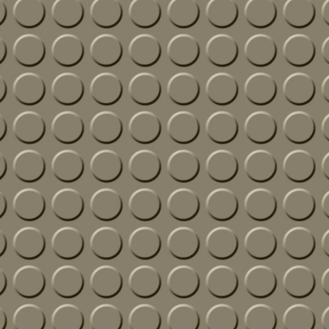 Flexco Flextones Radial High Profile 18" x 18" Rubber Tile