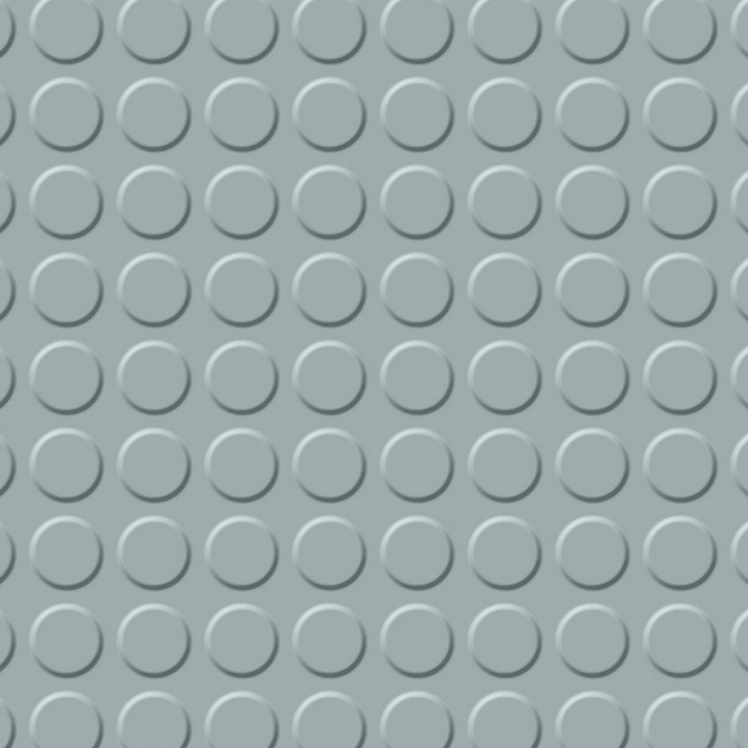 Flexco Flextones Radial High Profile 18" x 18" Rubber Tile