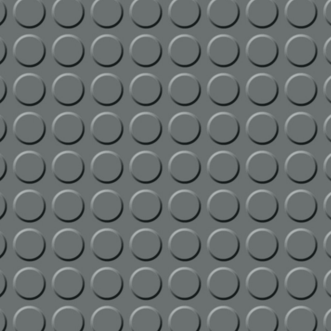 Flexco Flextones Radial High Profile 18" x 18" Rubber Tile