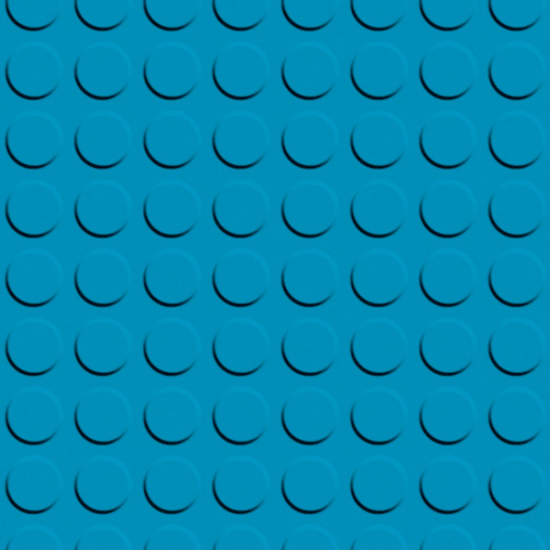 Flexco Flextones Radial High Profile 18" x 18" Rubber Tile