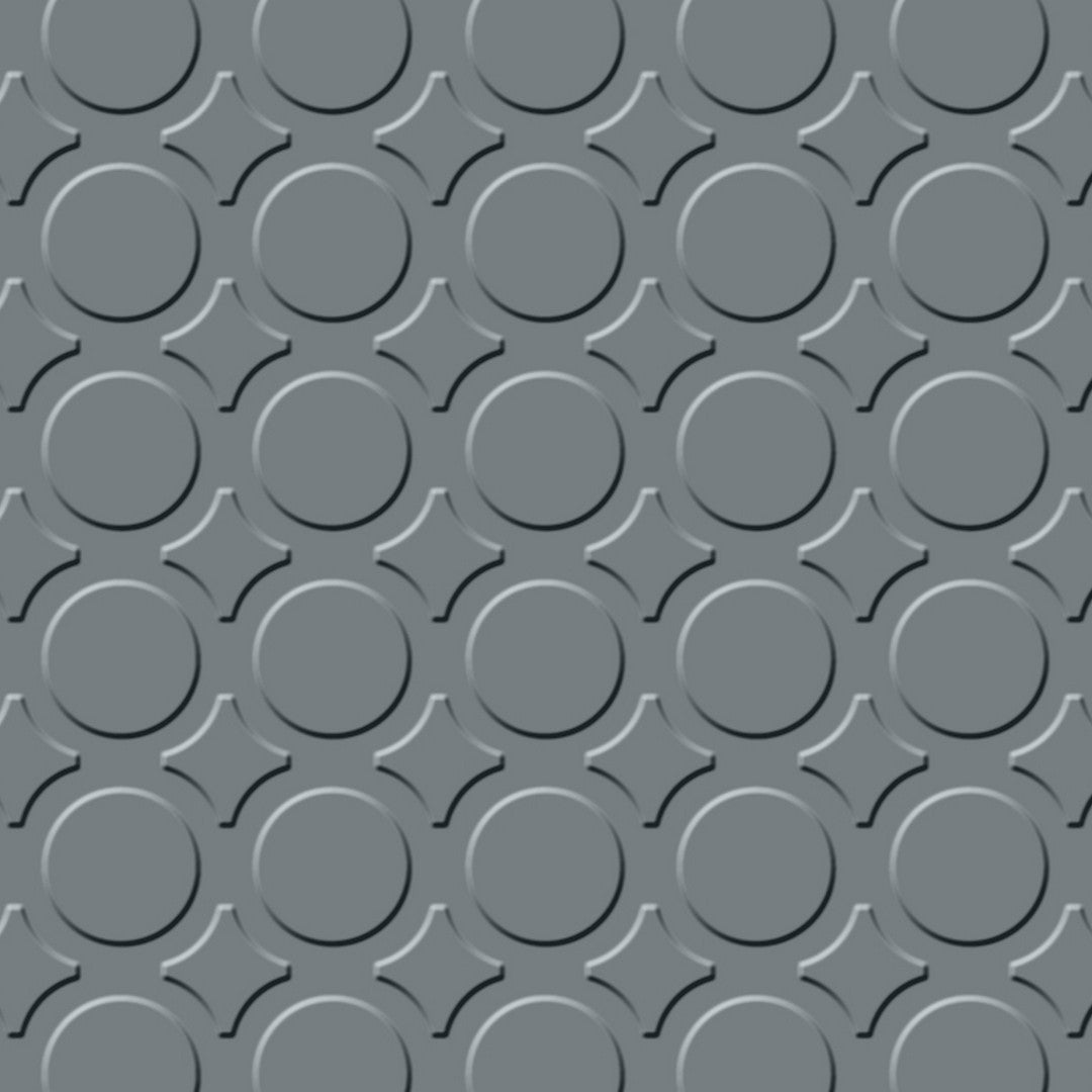 Flexco Flextones Radial III 18" x 18" Rubber Tile