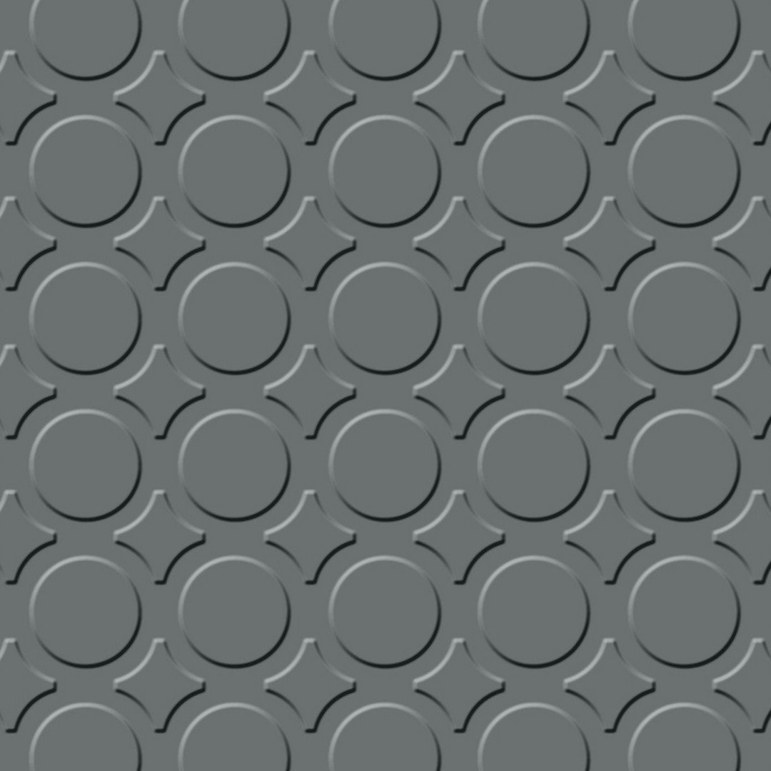 Flexco Flextones Radial III 18" x 18" Rubber Tile