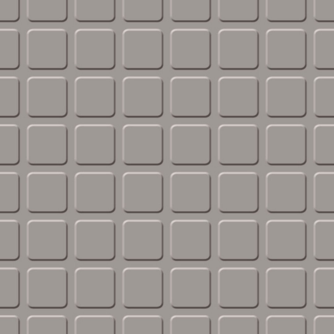 Flexco Flextones Square2 18" x 18" Rubber Tile